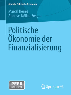 cover image of Politische Ökonomie der Finanzialisierung